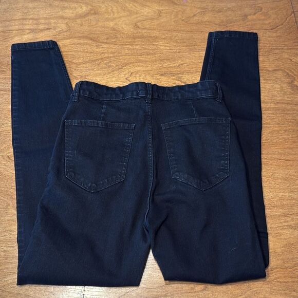 Zara High Rise Skinny Jeans - Black - Picture 3 of 6